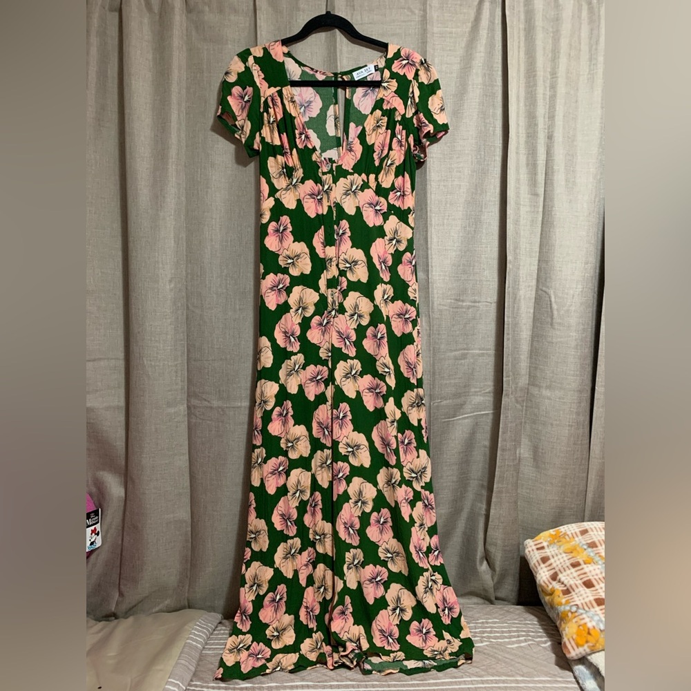 Ava Sky Aloha Blooms Jumpsuit